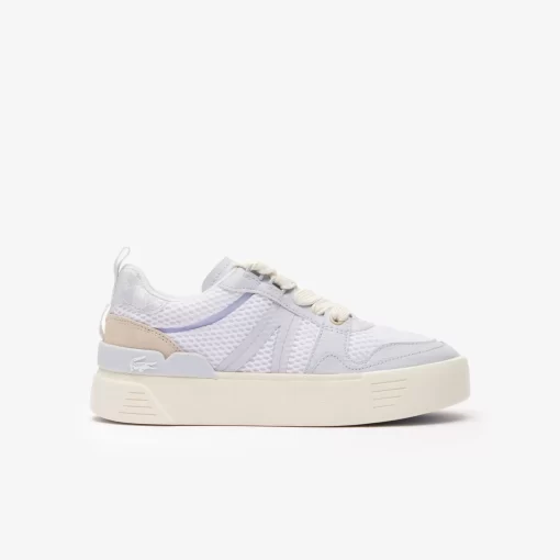 Sneakers L002 Femme En Textile Avec Monogramme | Lacoste Fashion