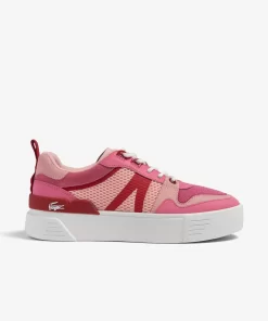 Sneakers L002 Femme En Cuir, Detail Au Talon | Lacoste Shop