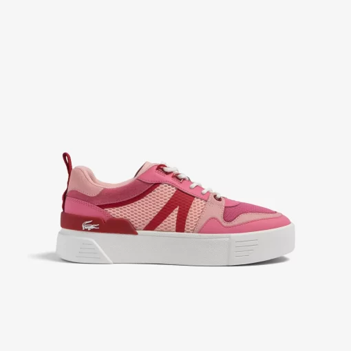 Sneakers L002 Femme En Cuir, Detail Au Talon | Lacoste Shop