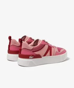 Sneakers L002 Femme En Cuir, Detail Au Talon | Lacoste Shop