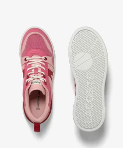 Sneakers L002 Femme En Cuir, Detail Au Talon | Lacoste Shop