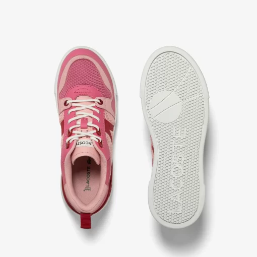 Sneakers L002 Femme En Cuir, Detail Au Talon | Lacoste Shop