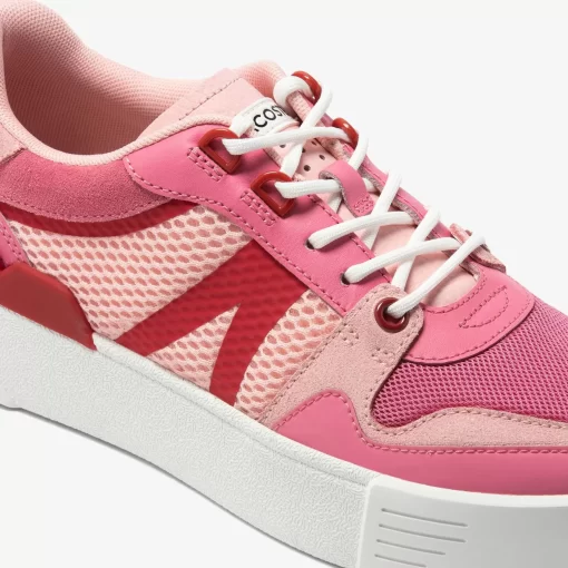 Sneakers L002 Femme En Cuir, Detail Au Talon | Lacoste Shop