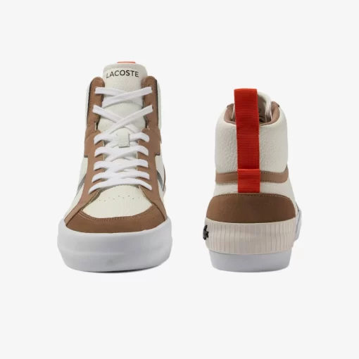 Sneakers L004 Mid Homme En Cuir | Lacoste New