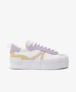 Sneakers L004 Platform Femme En Cuir | Lacoste Clearance