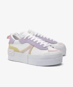 Sneakers L004 Platform Femme En Cuir | Lacoste Clearance