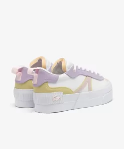 Sneakers L004 Platform Femme En Cuir | Lacoste Clearance