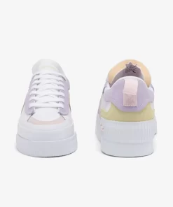 Sneakers L004 Platform Femme En Cuir | Lacoste Clearance