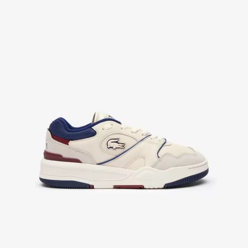 Sneakers Lineshot Femme En Cuir Avec Col En Mesh | Lacoste Discount