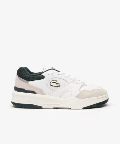 Sneakers Lineshot Femme En Cuir Avec Col En Mesh | Lacoste Hot