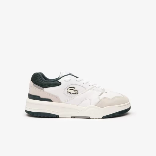 Sneakers Lineshot Femme En Cuir Avec Col En Mesh | Lacoste Hot