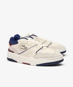 Sneakers Lineshot Femme En Cuir Avec Col En Mesh | Lacoste Discount