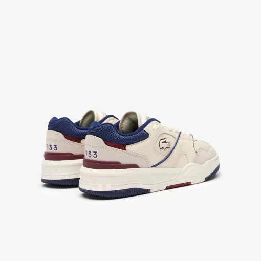 Sneakers Lineshot Femme En Cuir Avec Col En Mesh | Lacoste Discount