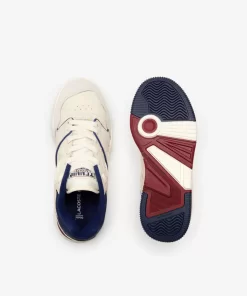 Sneakers Lineshot Femme En Cuir Avec Col En Mesh | Lacoste Discount