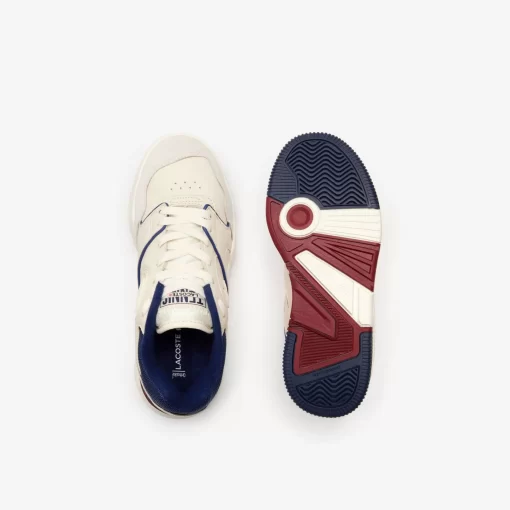 Sneakers Lineshot Femme En Cuir Avec Col En Mesh | Lacoste Discount