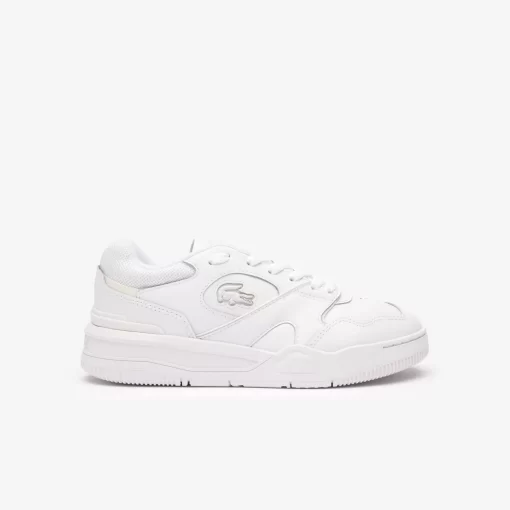 Sneakers Lineshot Femme En Cuir Talon Sigle | Lacoste Fashion