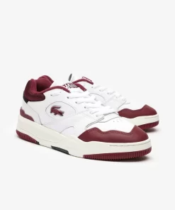 Sneakers Lineshot Femme En Cuir Talon Sigle | Lacoste Flash Sale