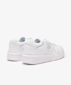 Sneakers Lineshot Femme En Cuir Talon Sigle | Lacoste Fashion