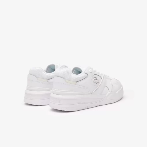 Sneakers Lineshot Femme En Cuir Talon Sigle | Lacoste Fashion