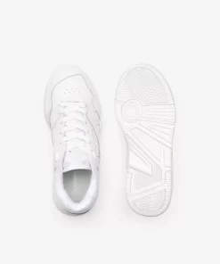 Sneakers Lineshot Femme En Cuir Talon Sigle | Lacoste Fashion