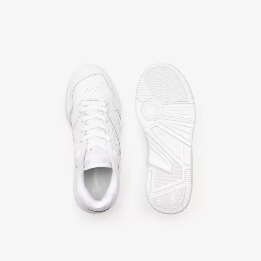 Sneakers Lineshot Femme En Cuir Talon Sigle | Lacoste Fashion