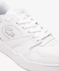 Sneakers Lineshot Femme En Cuir Talon Sigle | Lacoste Fashion