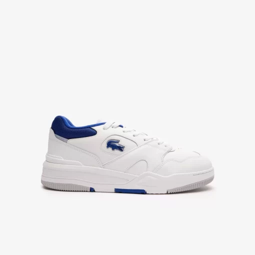 Sneakers Lineshot Homme En Cuir A Col Contraste | Lacoste Store