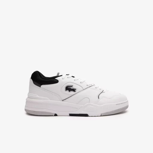 Sneakers Lineshot Homme En Cuir A Col Contraste | Lacoste Cheap