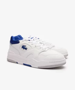 Sneakers Lineshot Homme En Cuir A Col Contraste | Lacoste Store