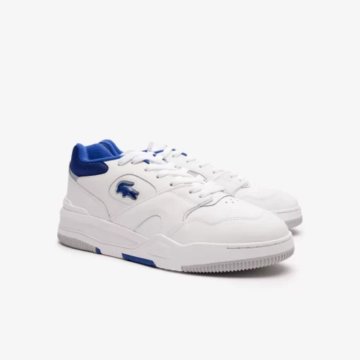 Sneakers Lineshot Homme En Cuir A Col Contraste | Lacoste Store