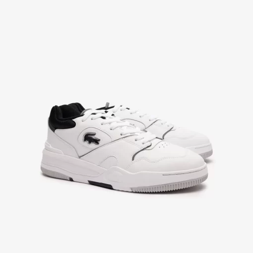 Sneakers Lineshot Homme En Cuir A Col Contraste | Lacoste Cheap