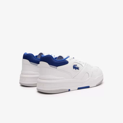 Sneakers Lineshot Homme En Cuir A Col Contraste | Lacoste Store