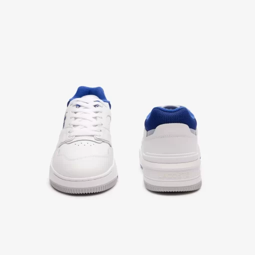 Sneakers Lineshot Homme En Cuir A Col Contraste | Lacoste Store