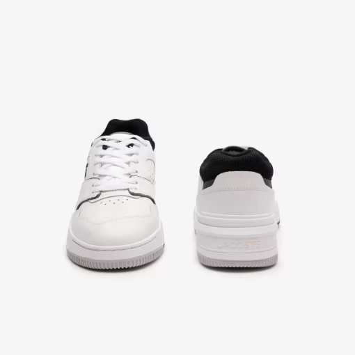 Sneakers Lineshot Homme En Cuir A Col Contraste | Lacoste Cheap