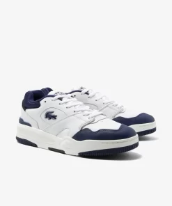 Sneakers Lineshot Homme En Cuir Avec Col En Mesh | Lacoste Best Sale