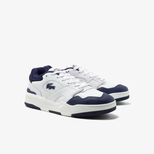 Sneakers Lineshot Homme En Cuir Avec Col En Mesh | Lacoste Best Sale