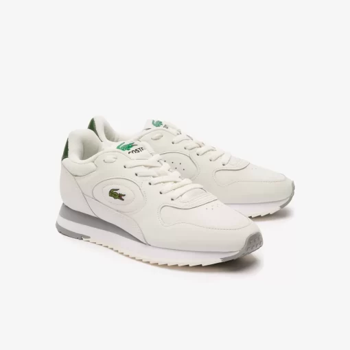 Sneakers Linetrack Femme En Cuir | Lacoste Cheap