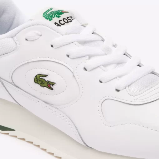 Sneakers Linetrack Femme En Cuir | Lacoste Shop