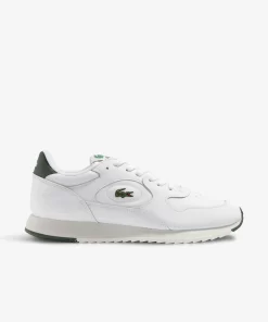 Sneakers Linetrack Homme En Cuir | Lacoste Flash Sale