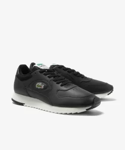 Sneakers Linetrack Homme En Cuir | Lacoste Cheap