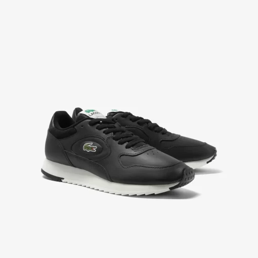 Sneakers Linetrack Homme En Cuir | Lacoste Cheap