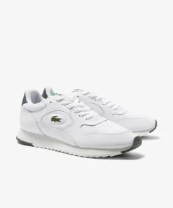 Sneakers Linetrack Homme En Cuir | Lacoste Flash Sale