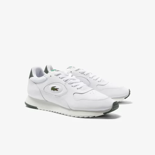 Sneakers Linetrack Homme En Cuir | Lacoste Flash Sale