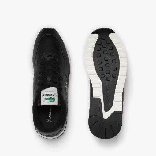 Sneakers Linetrack Homme En Cuir | Lacoste Cheap