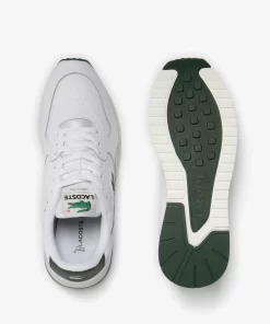 Sneakers Linetrack Homme En Cuir | Lacoste Flash Sale