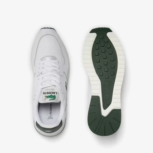 Sneakers Linetrack Homme En Cuir | Lacoste Flash Sale