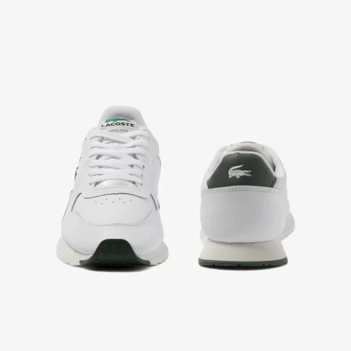 Sneakers Linetrack Homme En Cuir | Lacoste Flash Sale