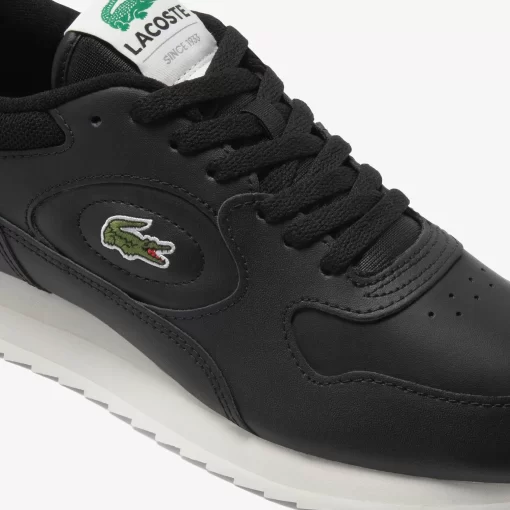 Sneakers Linetrack Homme En Cuir | Lacoste Cheap