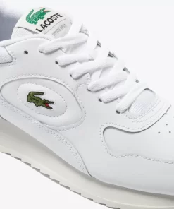 Sneakers Linetrack Homme En Cuir | Lacoste Flash Sale