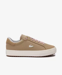 Sneakers Outdoor Powercourt Winter Femme En Cuir | Lacoste Cheap